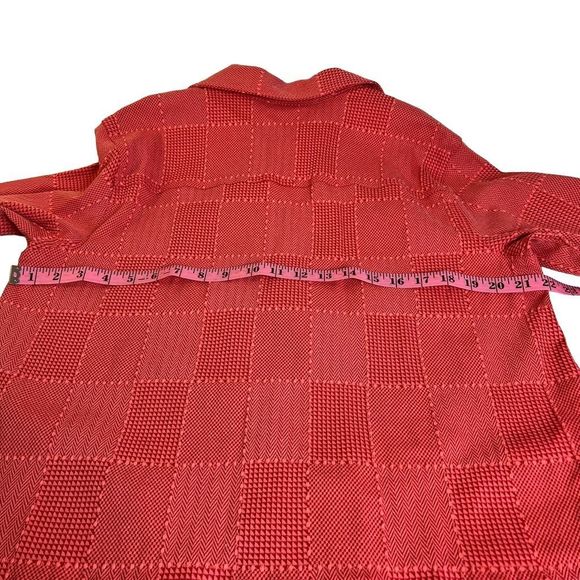 Coldwater Creek‎ Women's Coral / Red Button-Down Long-Sleeve Blazer Size Medium - Picture 4 of 6